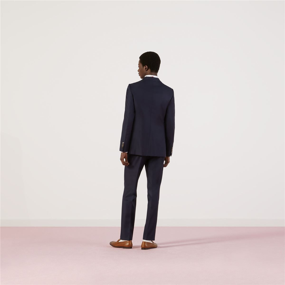 STRAIGHT FIT WOOL SUIT - GUCCI - Verso