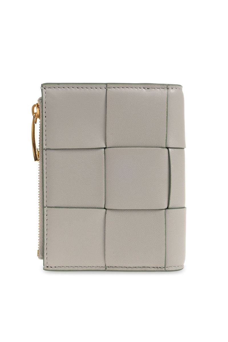 BOTTEGA VENETA INTRECCIATO ZIPPED WALLET -  BOTTEGA VENETA -  Verso