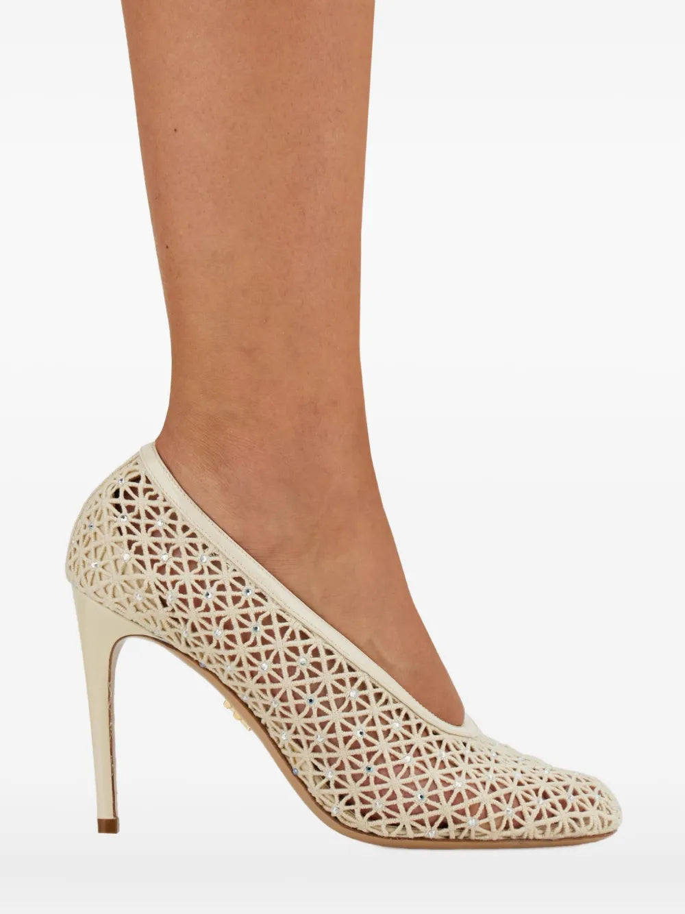 90mm macramé pumps