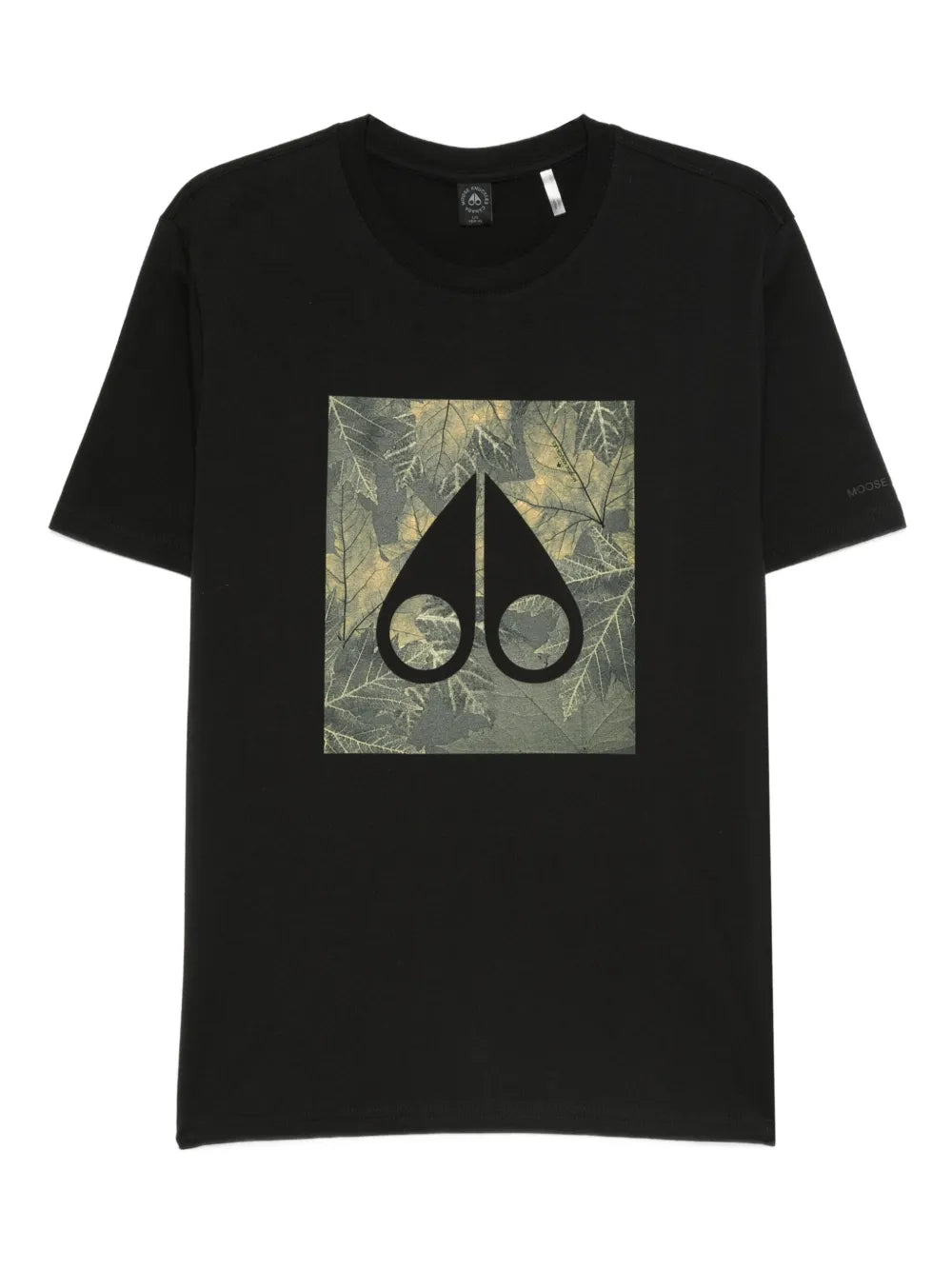 Leaf-print t-shirt