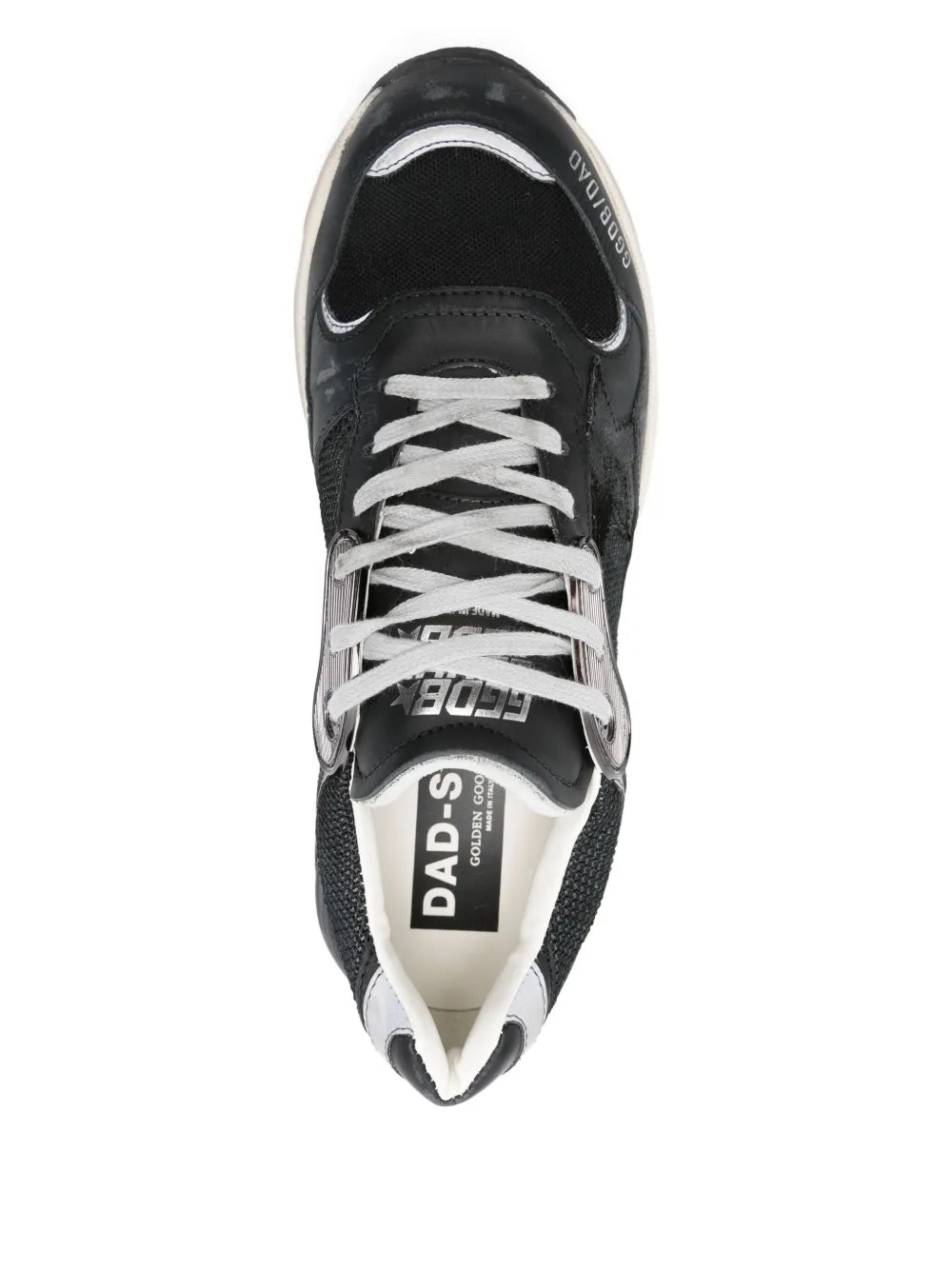 Dad-star leather sneakers-GOLDEN GOOSE-Verso