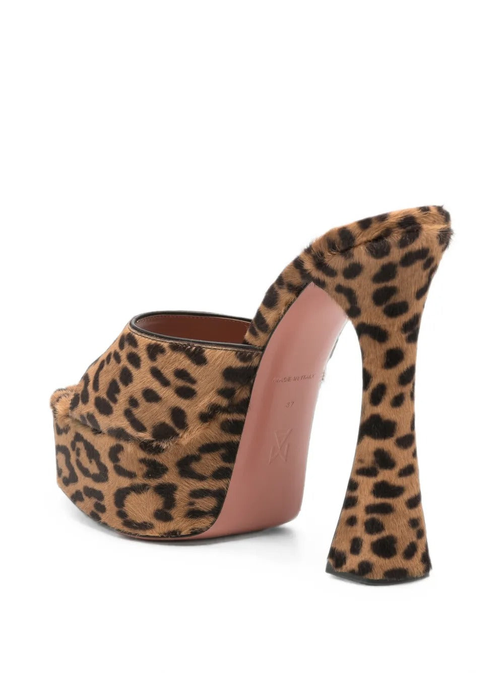 Dalida leopard-print platform sandals-AMINA MUADDI-Verso