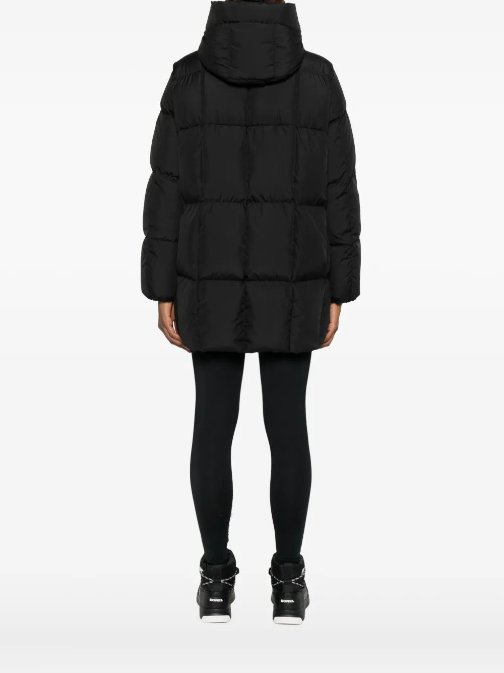 Darbon quilted hooded jacket-MONCLER-Verso