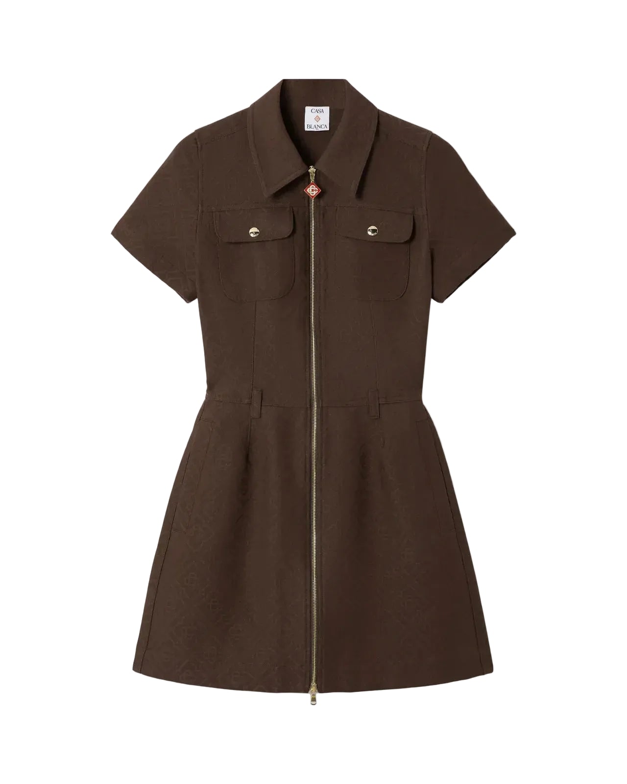 Dark Brown Monogram Canvas Midi Dress