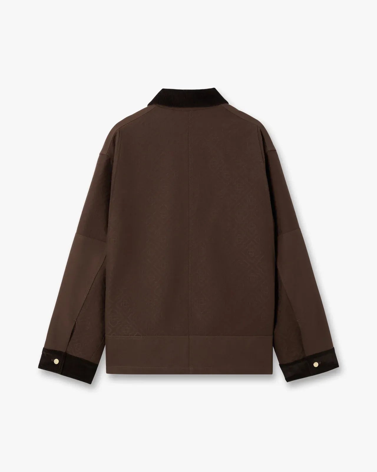 Dark brown workwear safari jacket-CASABLANCA-Verso