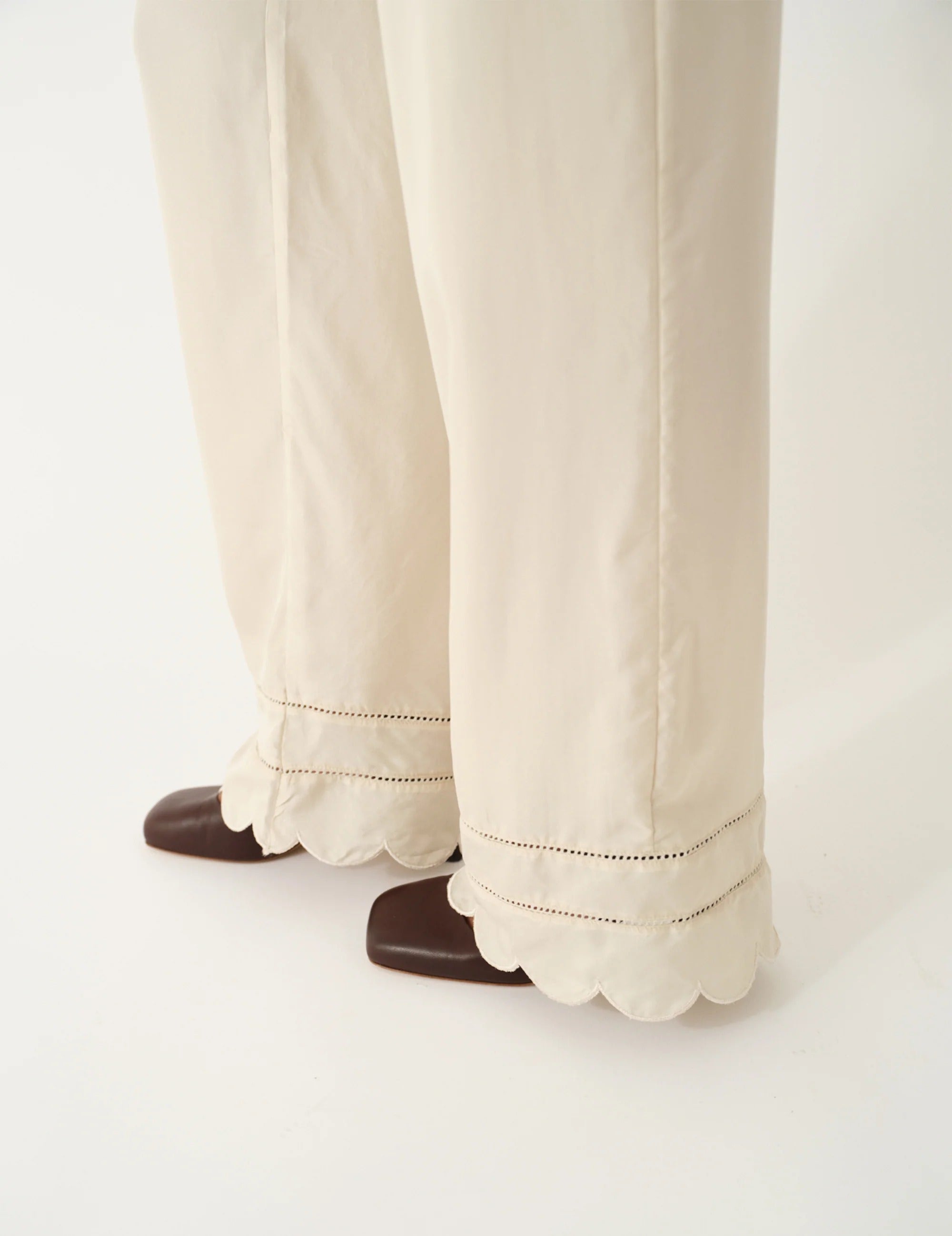 Darling Scalloped-Edge Side-Tie Trousers-THE GARMENT-Verso