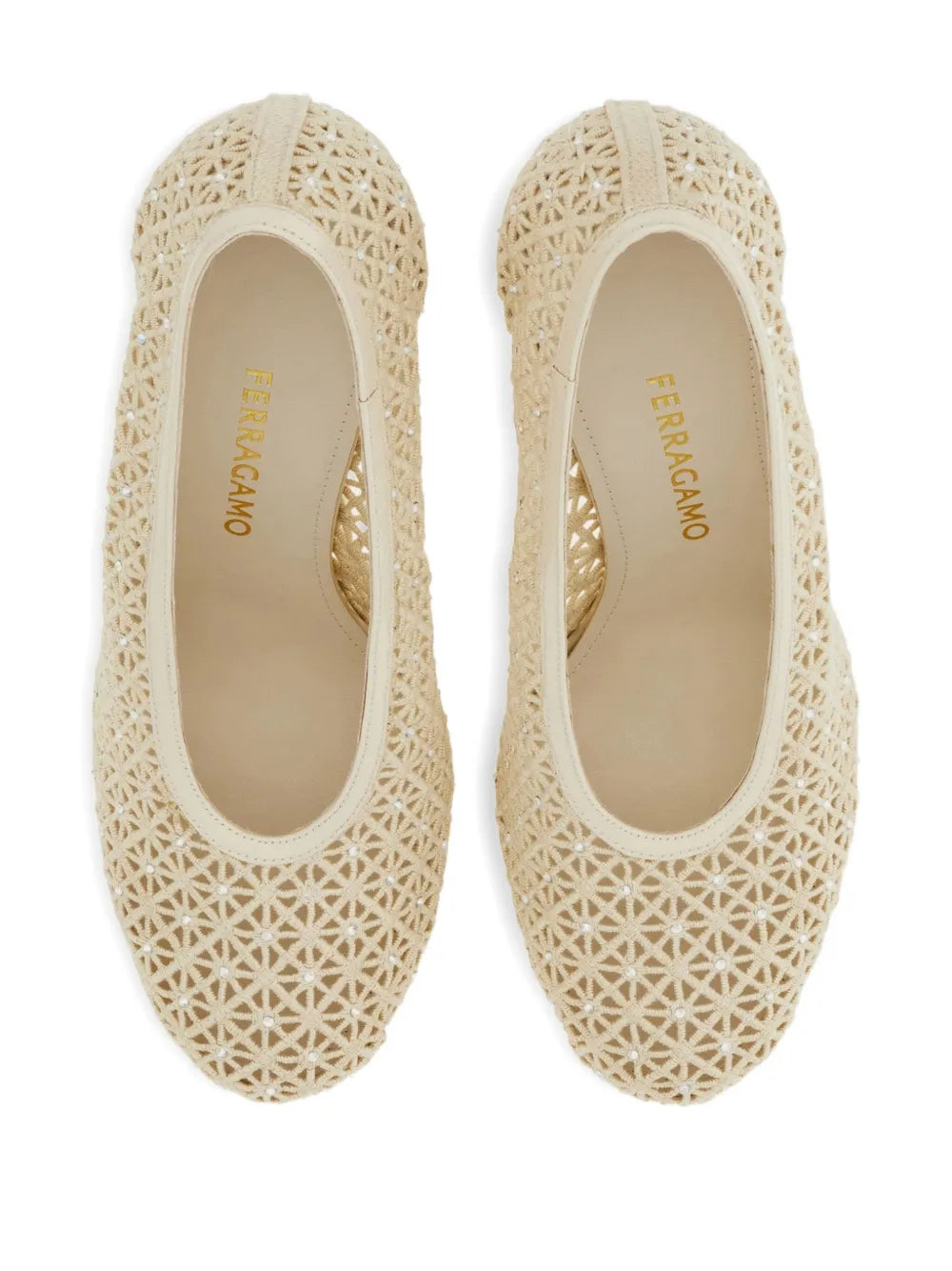 90mm macramé pumps