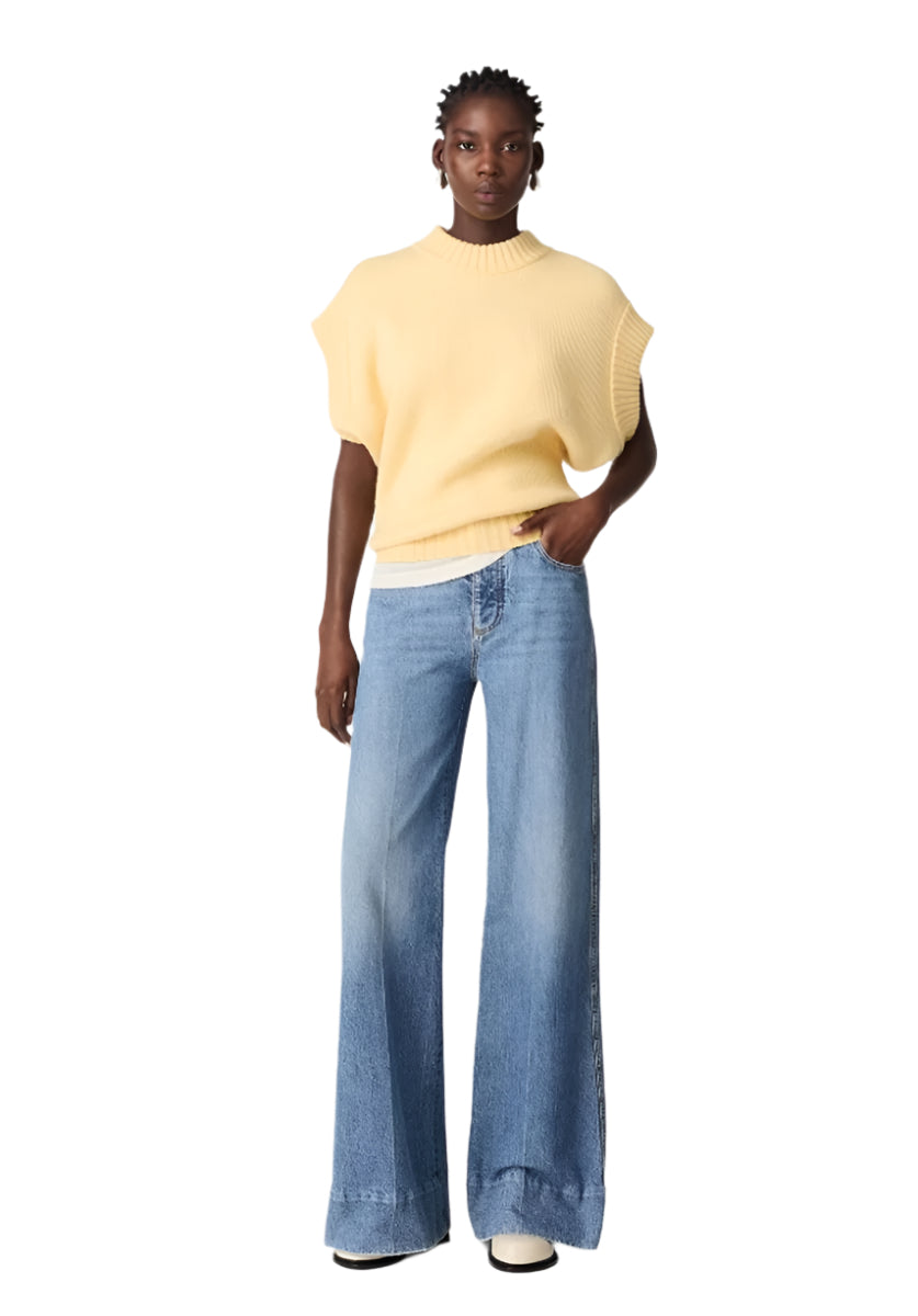 VINTAGE INDIGO PALAZZO JEANS - BOTTEGA VENETA - Verso
