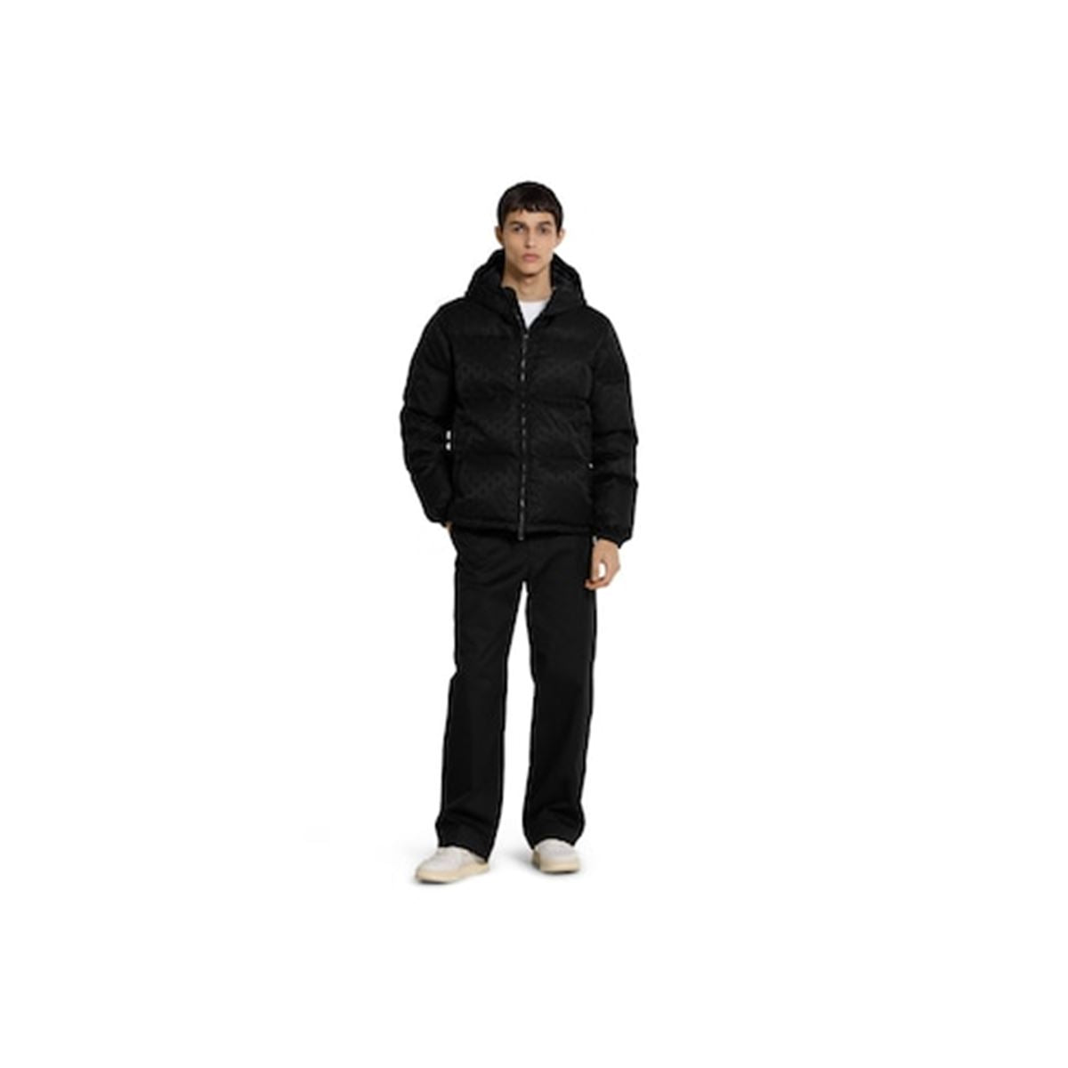 gg nylon canvas down jacket