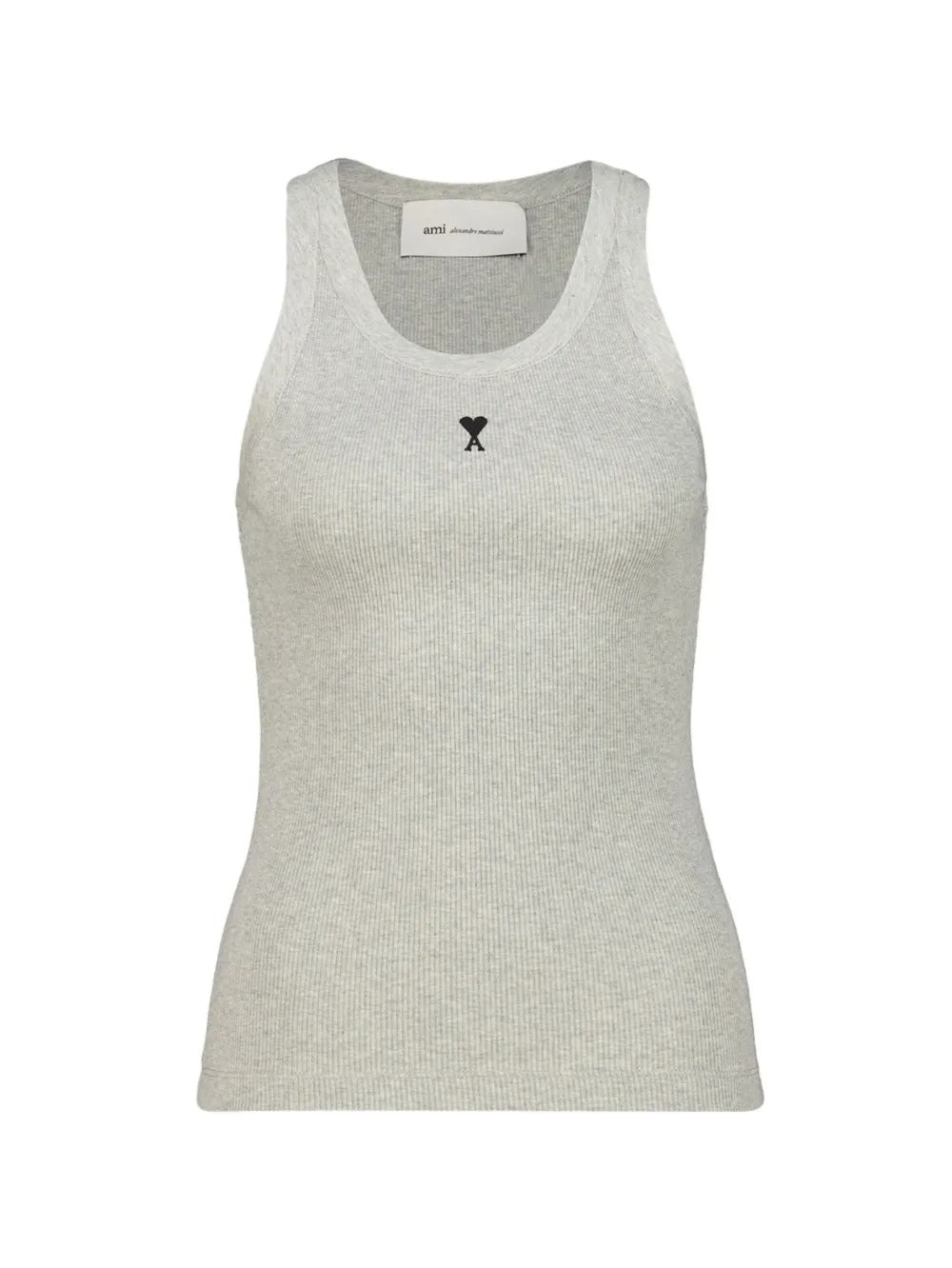 De coeur ribbed tank top-AMI-312069-XS-Verso