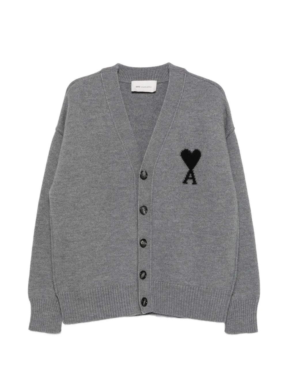De coeur v-neck cardigan-AMI-309718-S-Verso
