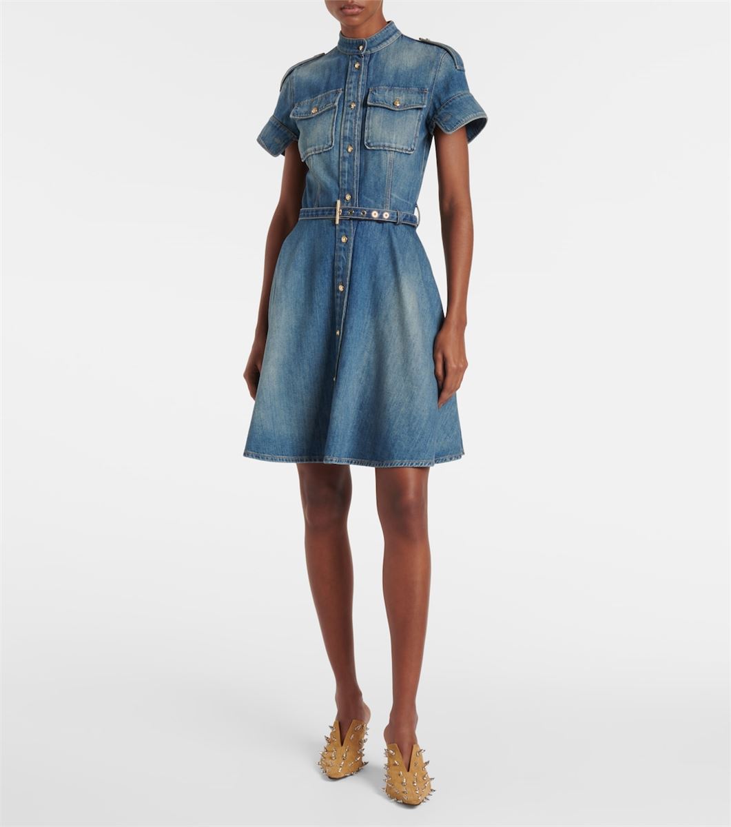 DENIM DRESS -  A. MCQUEEN -  Verso
