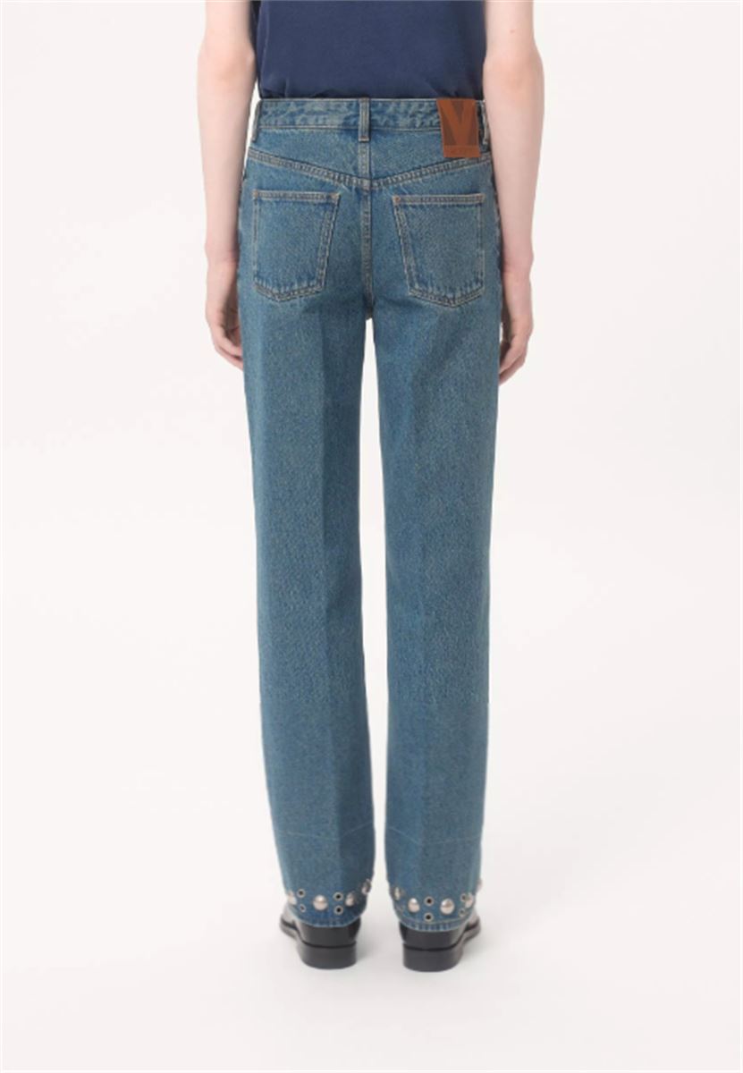 denim pants-VALENTINO-Verso