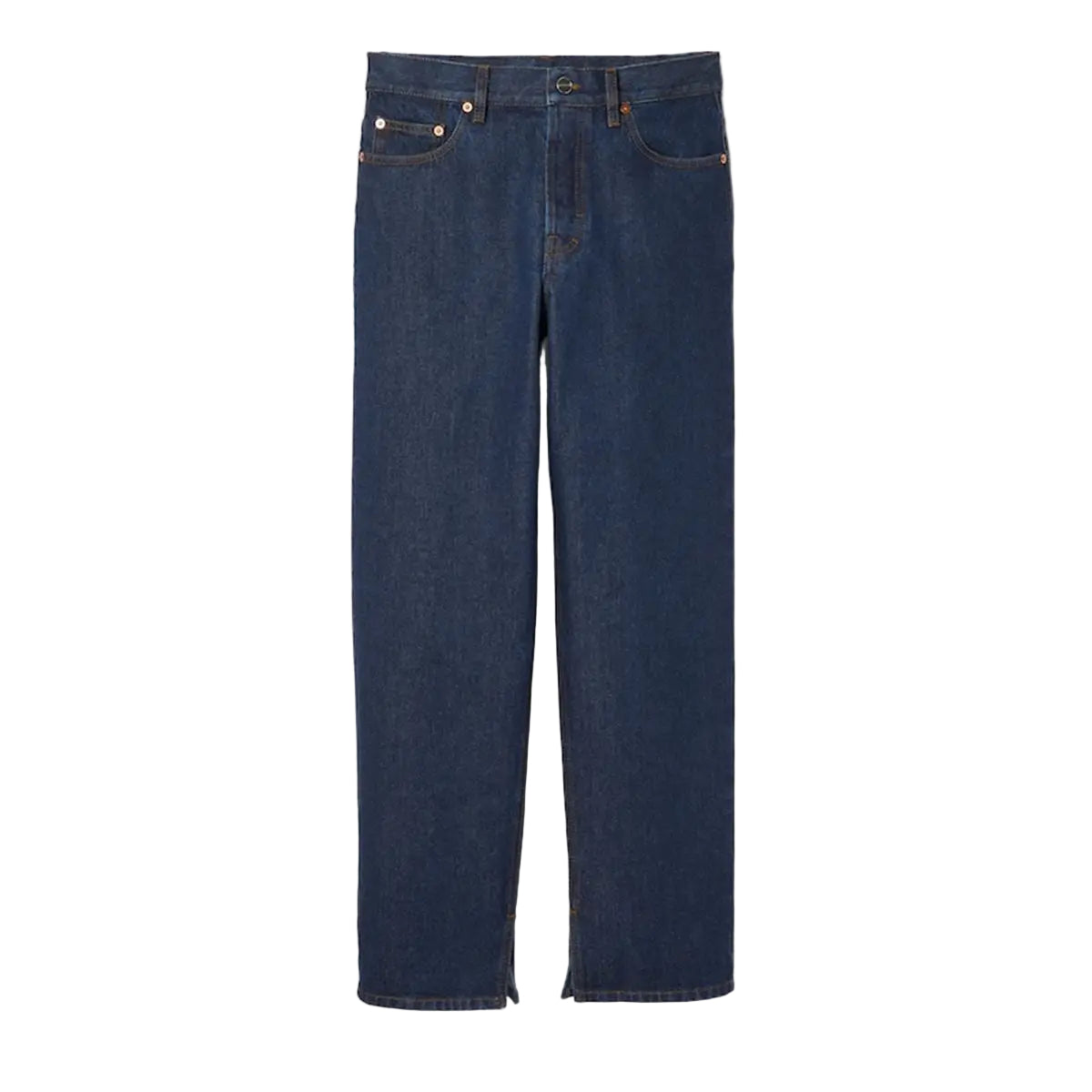DENIM TROUSER WITH GUCCI LABEL GUCCI