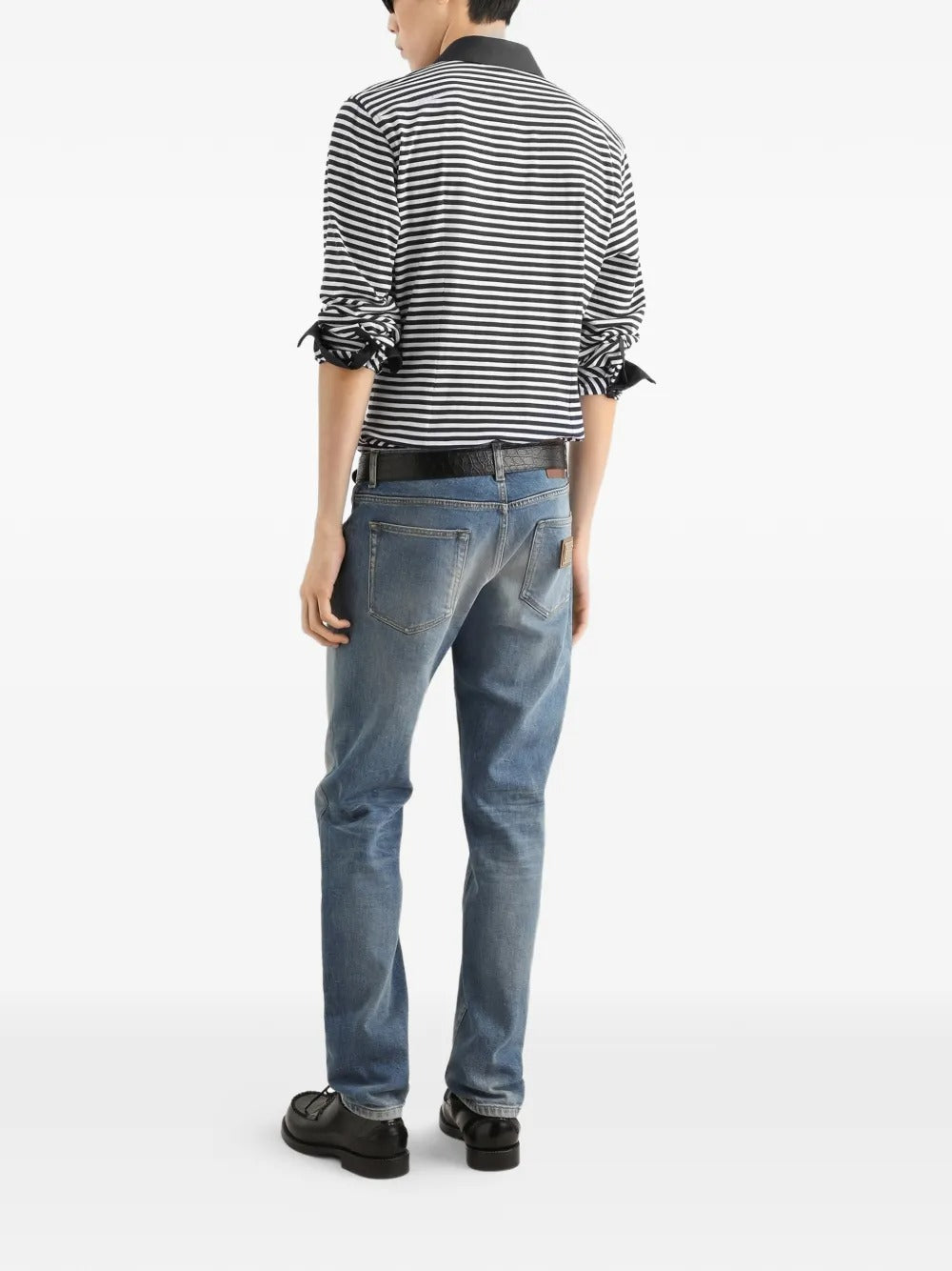 Denim trousers-DOLCE&GABBANA-Verso