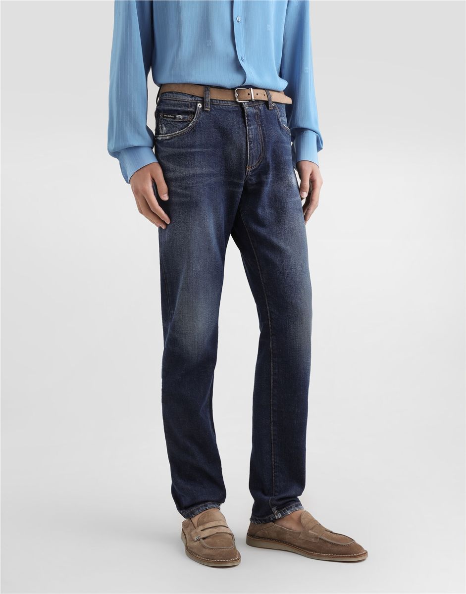 Denim trousers-DOLCE&GABBANA-Verso
