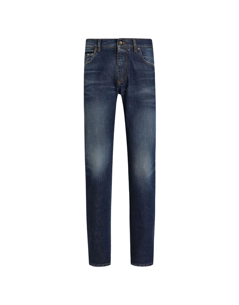 Denim trousers-DOLCE&GABBANA-Verso