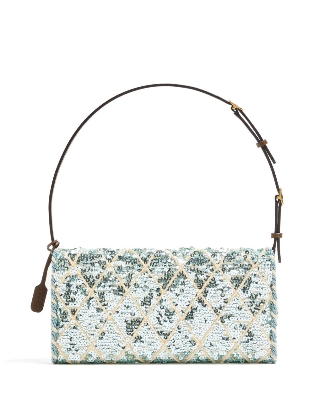 Devain small shoulder bag with rhombelle embroidery-VALENTINO-Verso