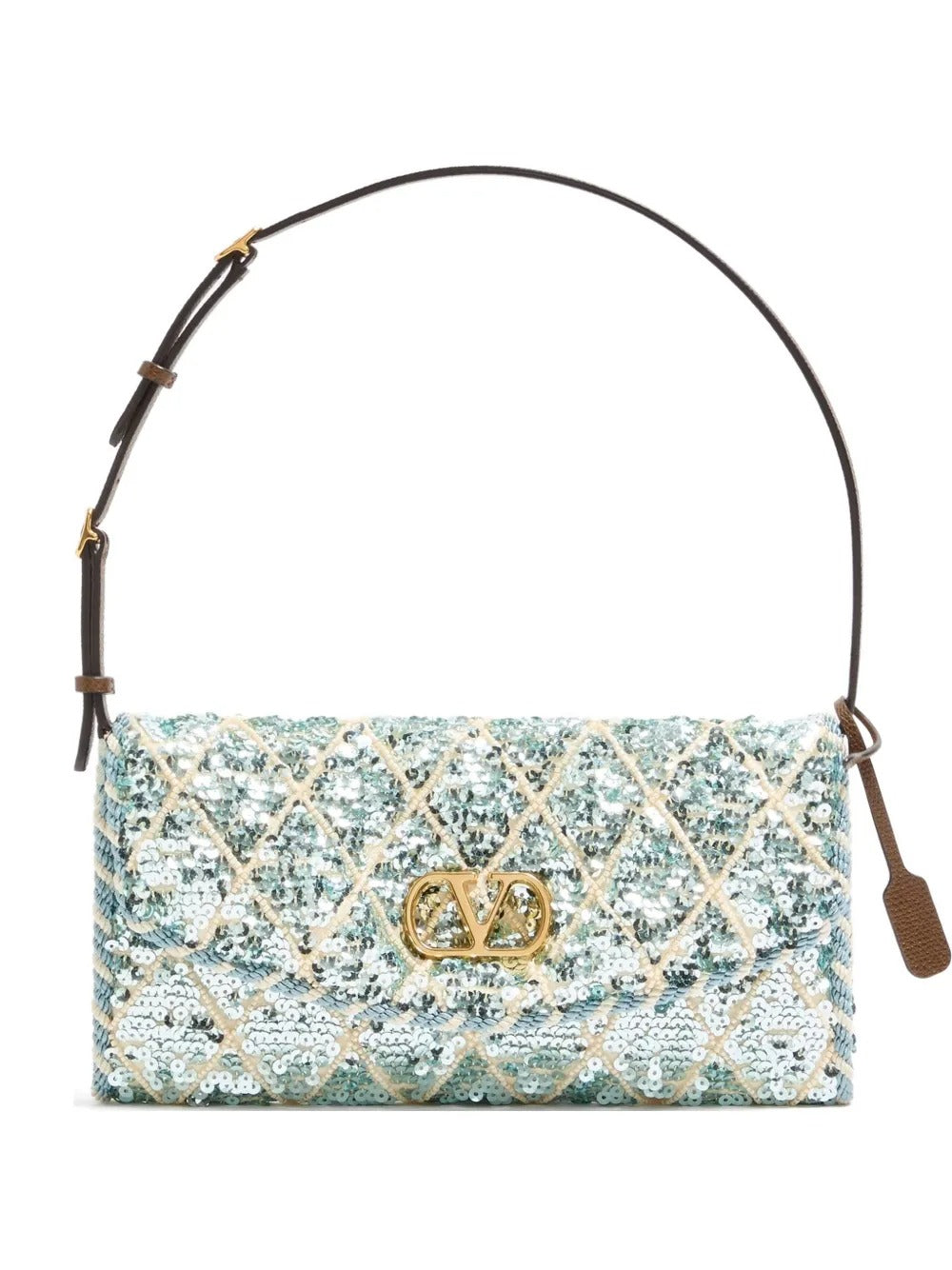 Devain small shoulder bag with rhombelle embroidery-VALENTINO-Verso