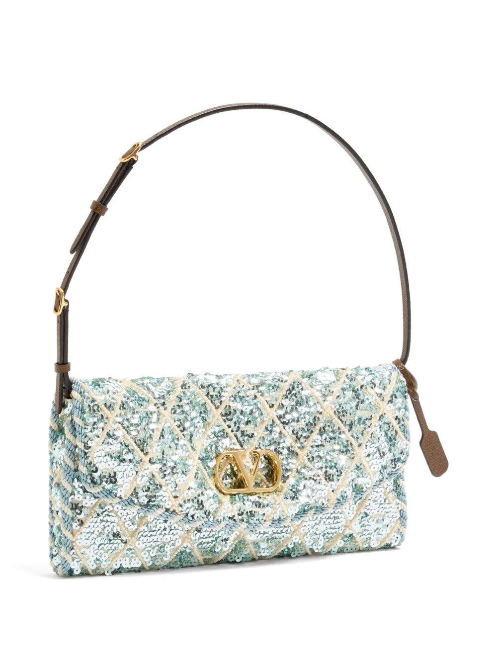 Devain small shoulder bag with rhombelle embroidery-VALENTINO-Verso