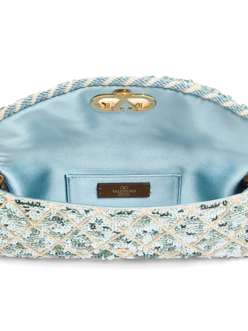 Devain small shoulder bag with rhombelle embroidery-VALENTINO-Verso