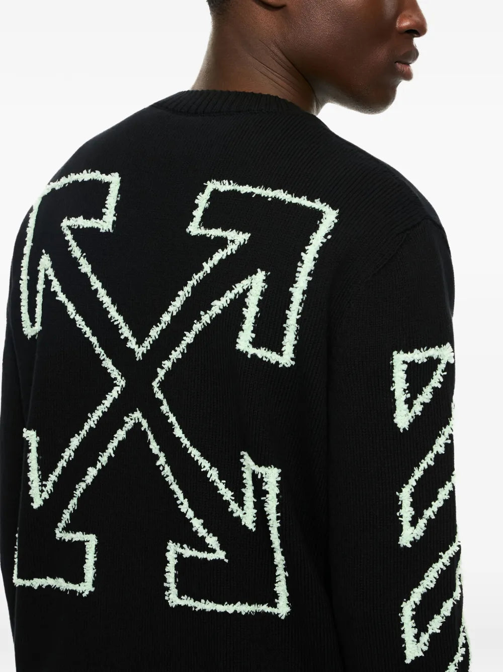 Diagonal-arrow sweater-OFF-WHITE-Verso