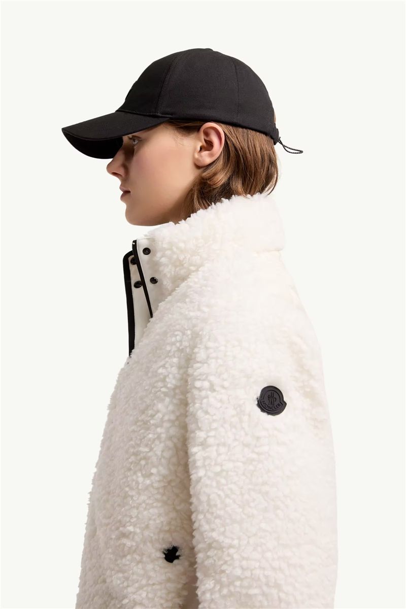 Diamond-quilted padded cardigan-MONCLER-Verso