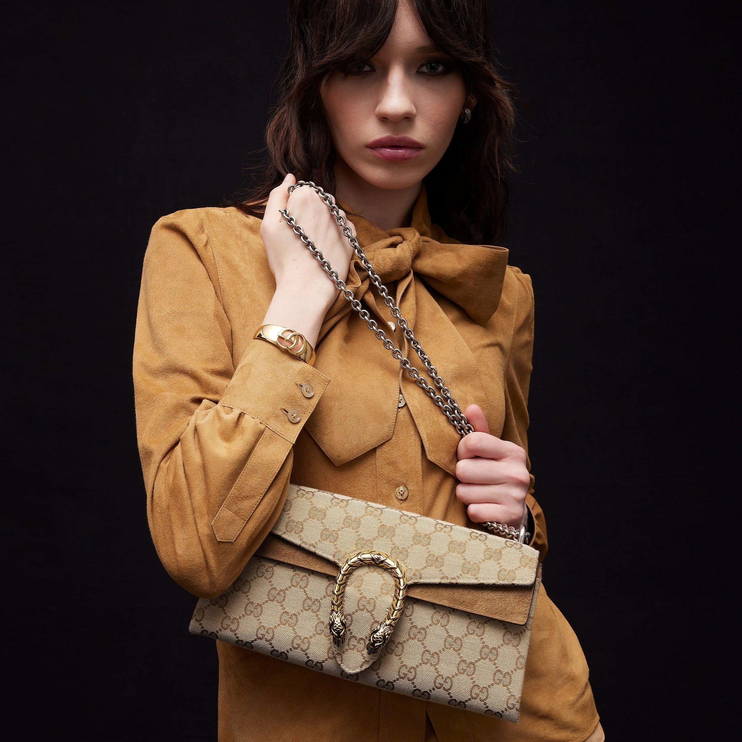 Dionysus medium shoulder bag-GUCCI-Verso