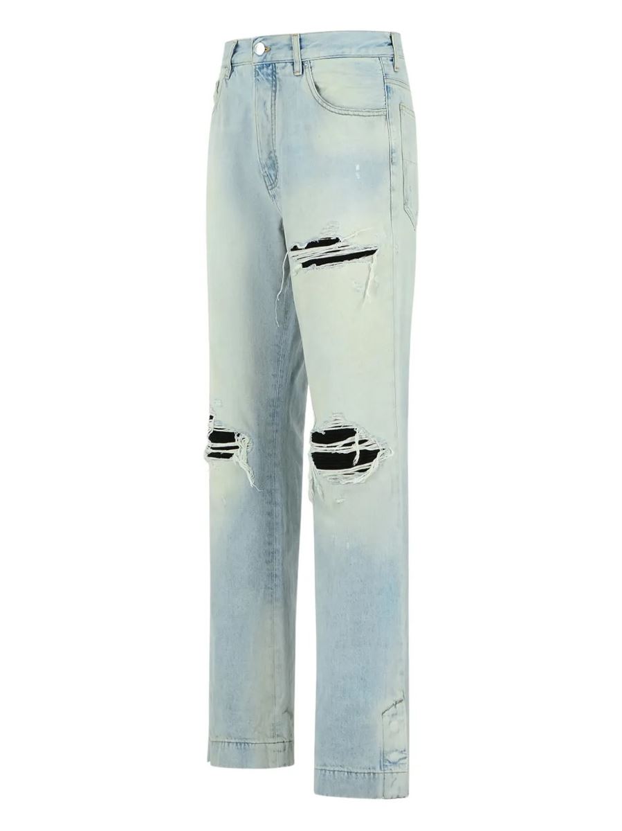 Distressed-effect flared jeans-AMIRI-Verso