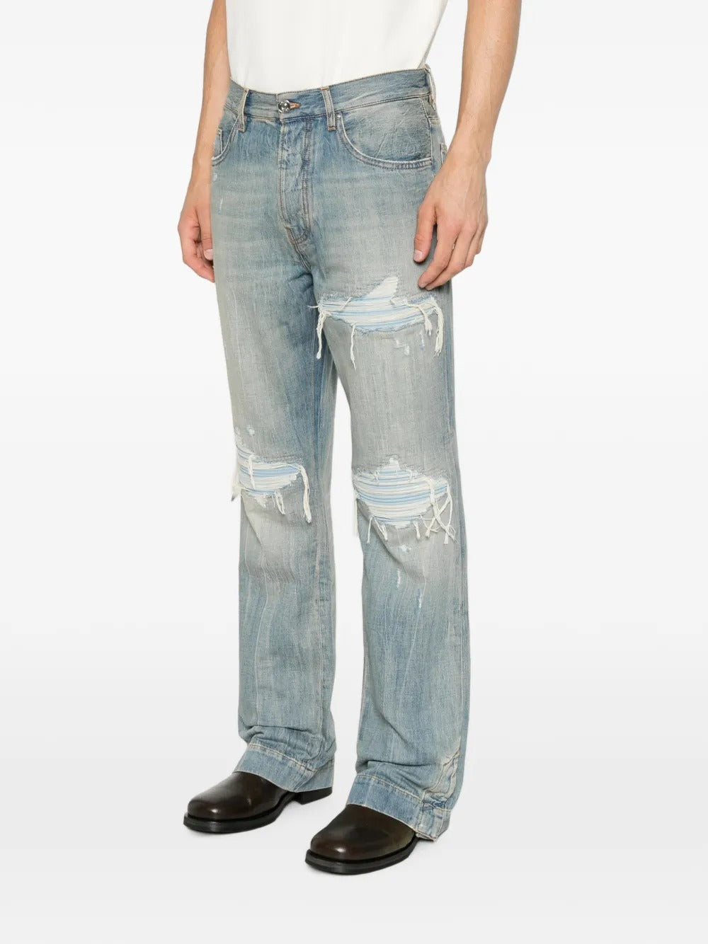 Distressed jeans-AMIRI-Verso