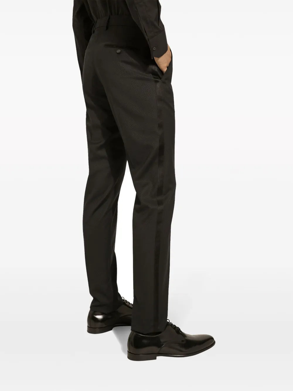 Dolce & gabbana contrasting lapels two-piece suit-DOLCE&GABBANA-Verso