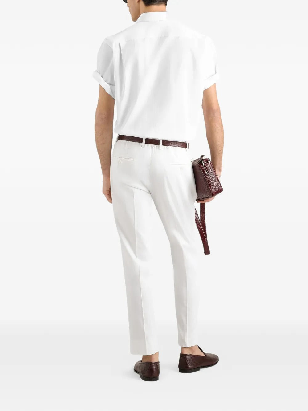 Dolce & gabbana cotton trousers-DOLCE&GABBANA-Verso