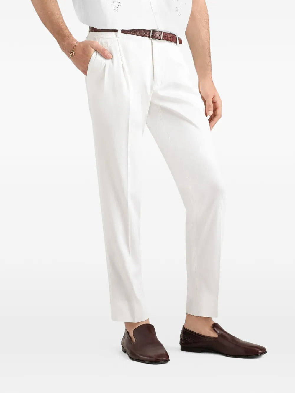 Dolce & gabbana cotton trousers-DOLCE&GABBANA-Verso