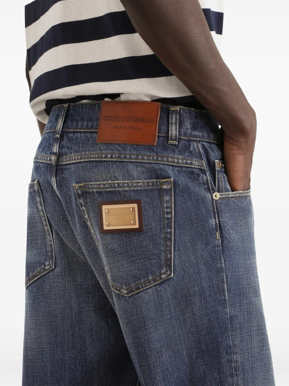 Dolce & gabbana denim trousers-DOLCE&GABBANA-Verso