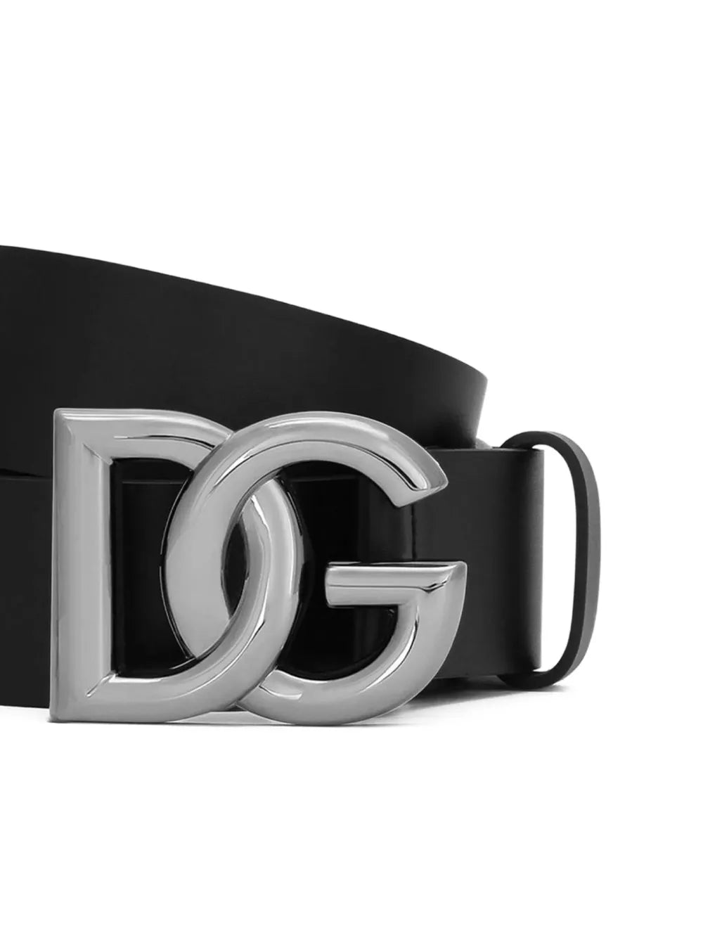 Dolce & gabbana dg logo leather belt-DOLCE&GABBANA-Verso