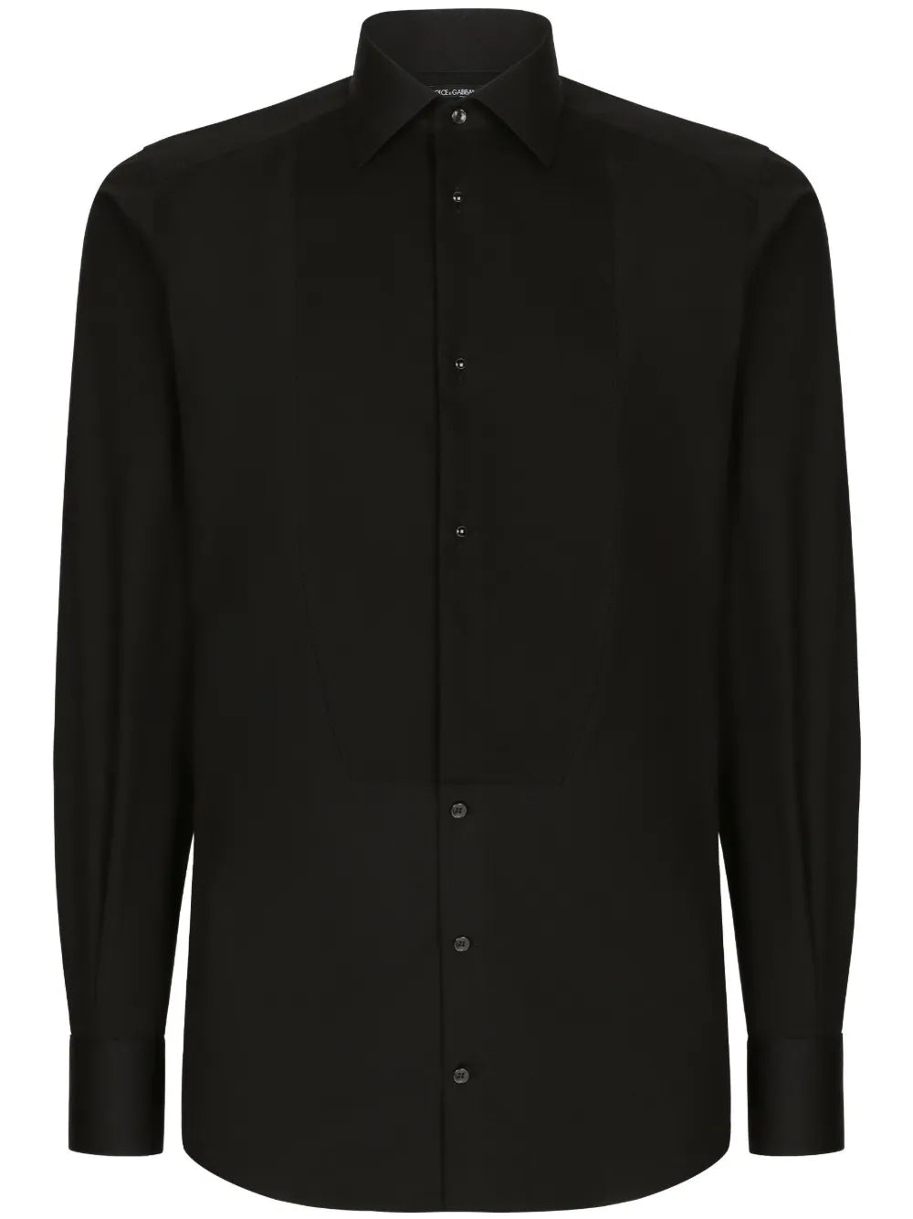 Dolce & gabbana gold-fit cotton tuxedo shirt-DOLCE&GABBANA-Verso