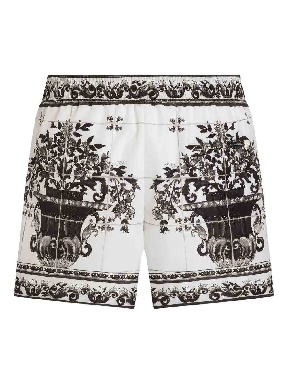 Dolce & gabbana graphic-print swim shorts-DOLCE&GABBANA-Verso