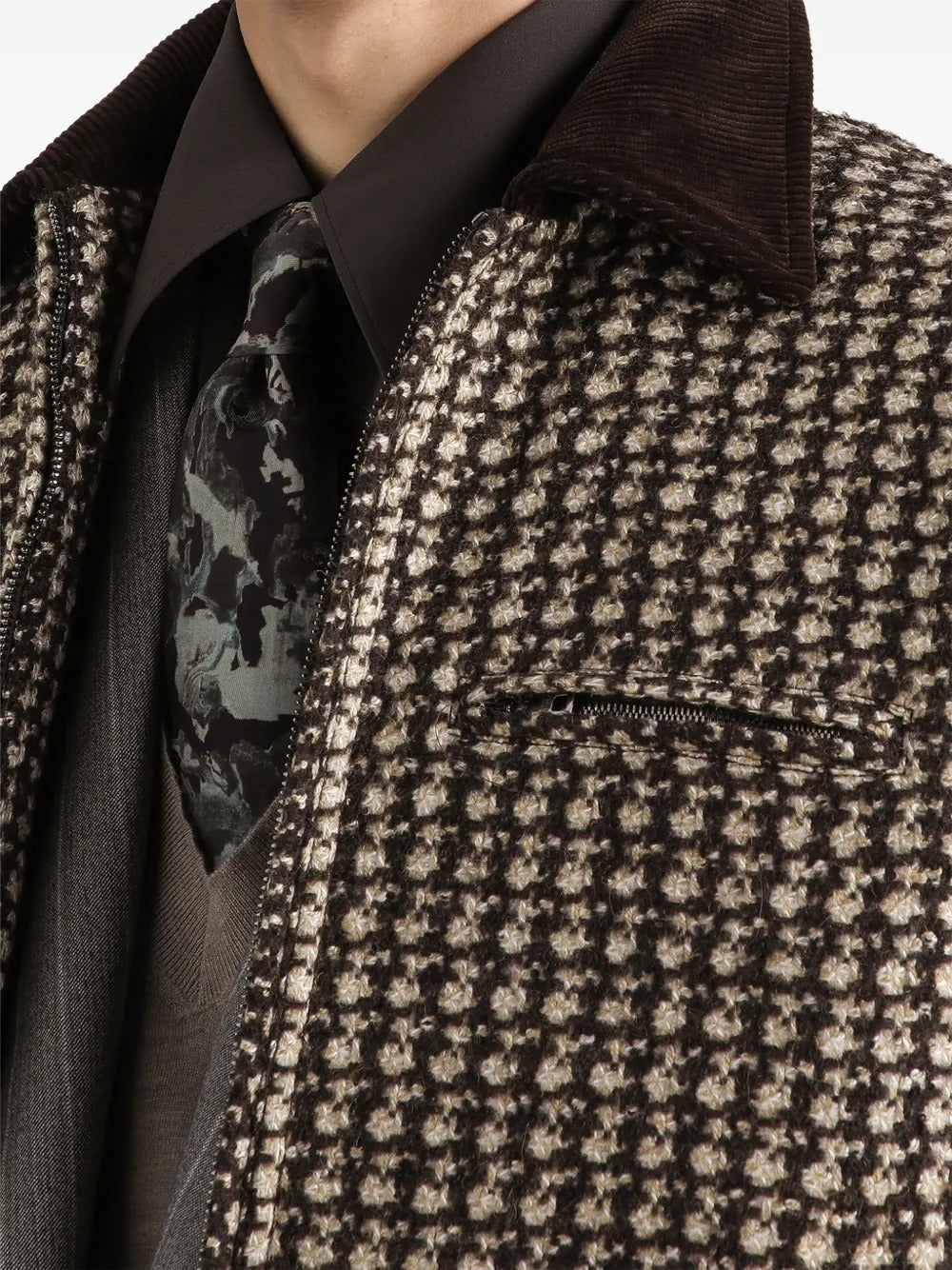 Dolce & gabbana houndstooth-pattern jacket-DOLCE&GABBANA-Verso