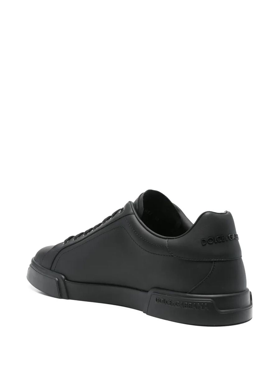 Dolce & gabbana leather sneakers-DOLCE&GABBANA-Verso