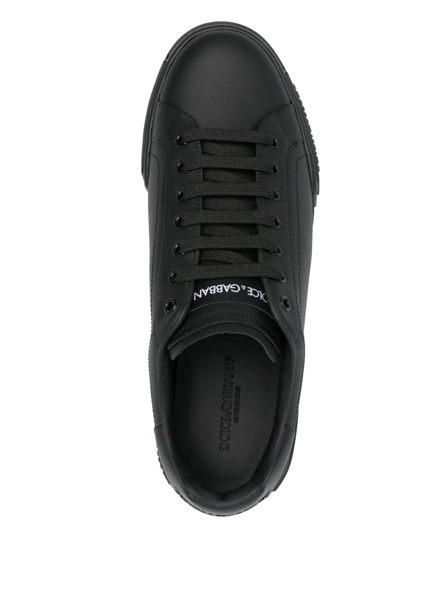 Dolce & gabbana leather sneakers-DOLCE&GABBANA-Verso