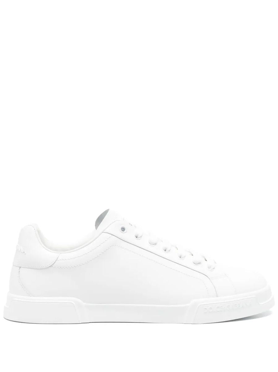 Dolce & gabbana leather sneakers-DOLCE&GABBANA-Verso