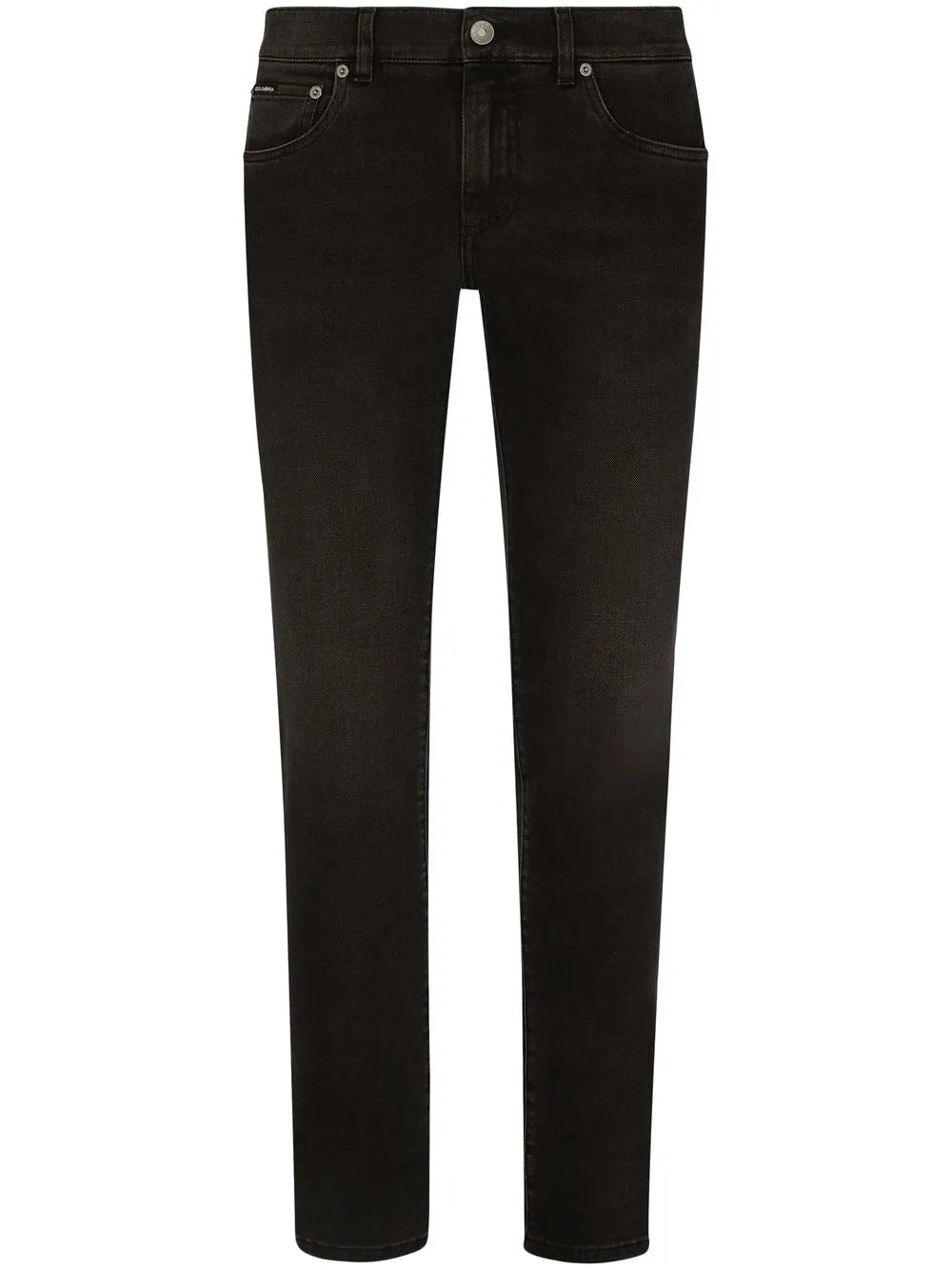 Dolce & gabbana logo-appliqué skinny jeans-DOLCE&GABBANA-Verso