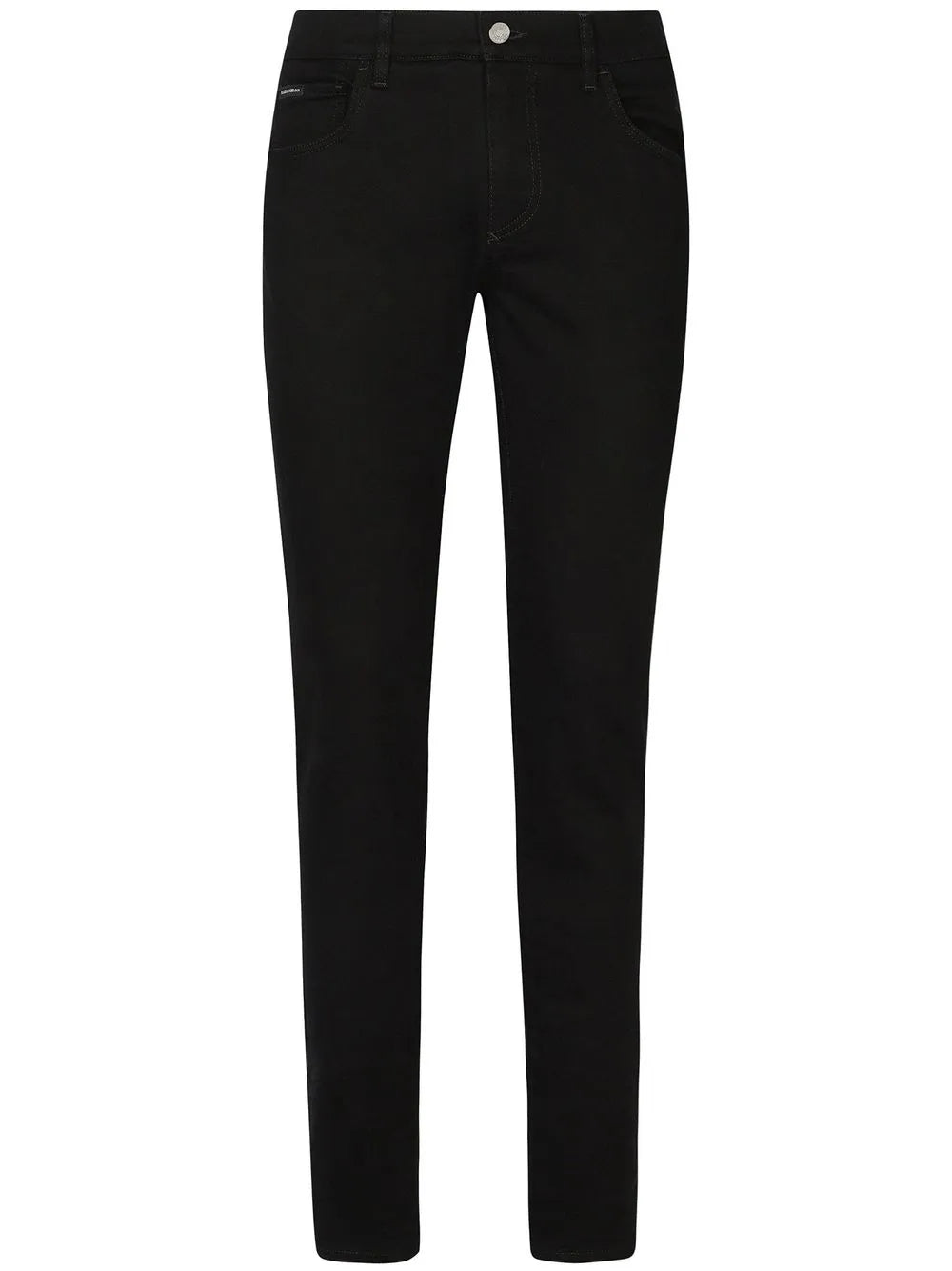 Dolce & gabbana logo-appliqué skinny jeans-DOLCE&GABBANA-Verso
