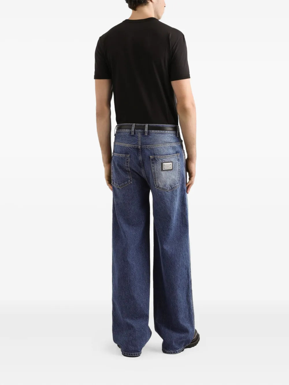 Dolce & gabbana logo-embroidered t-shirt