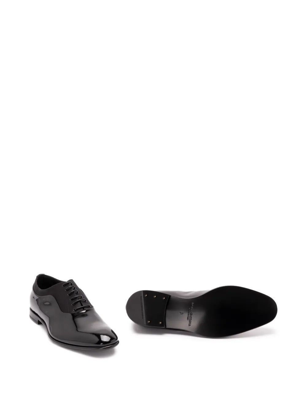 Dolce & gabbana patent-leather lace-up shoes-DOLCE&GABBANA-Verso