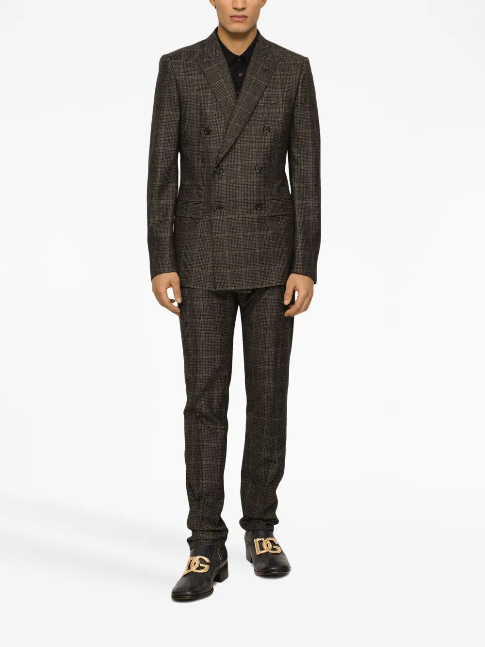 Dolce & gabbana plaid-check tailored trousers-DOLCE&GABBANA-Verso