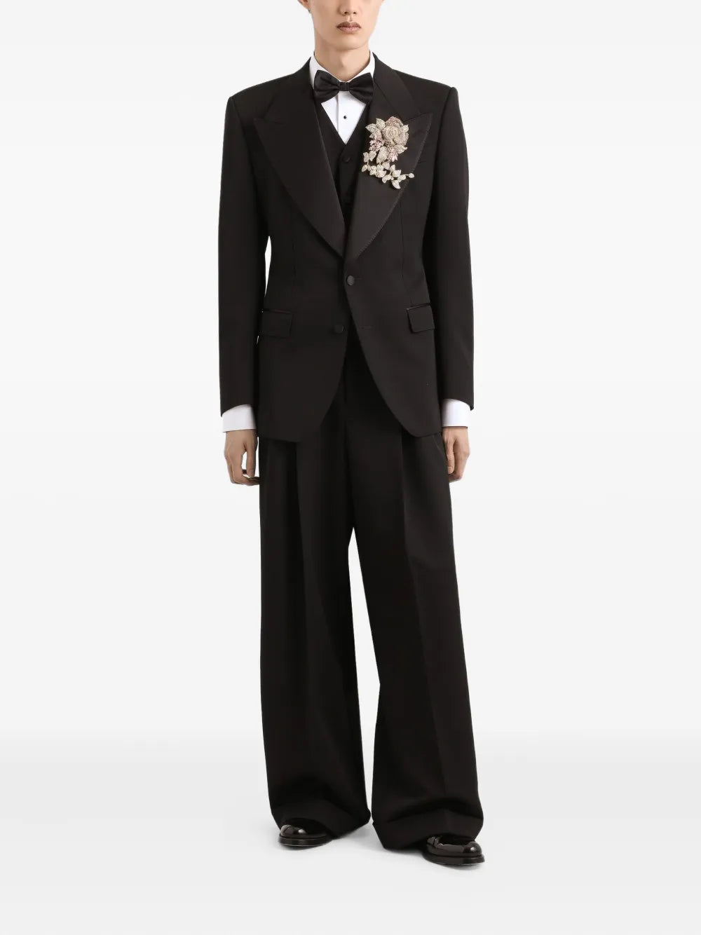 Dolce & gabbana satin-lapel blazer-DOLCE&GABBANA-Verso