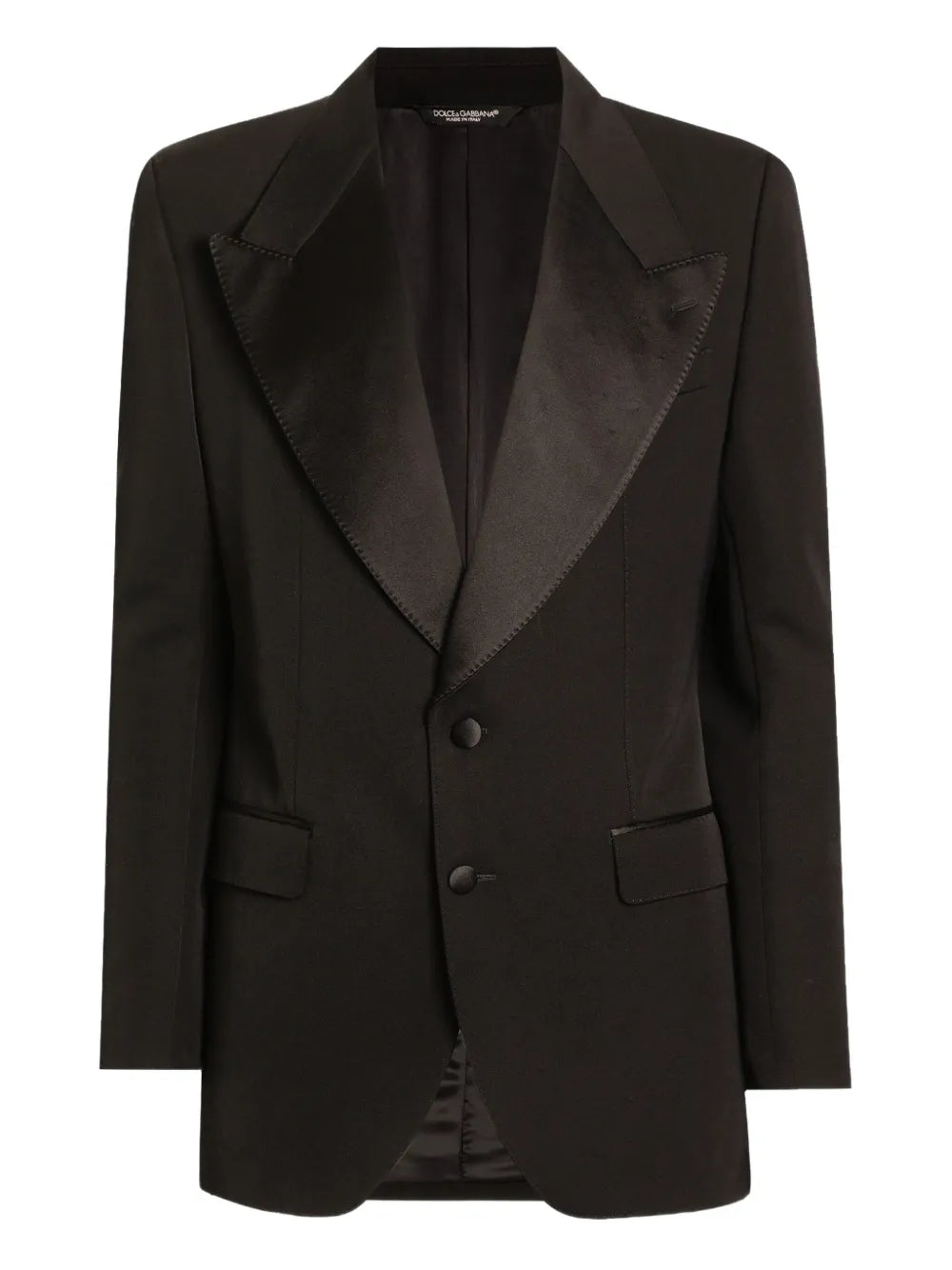 Dolce & gabbana satin-lapel blazer-DOLCE&GABBANA-Verso
