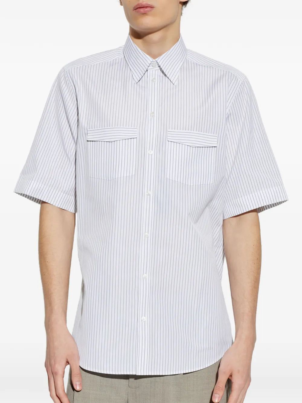 Dolce & gabbana striped pocket shirt-DOLCE&GABBANA-Verso