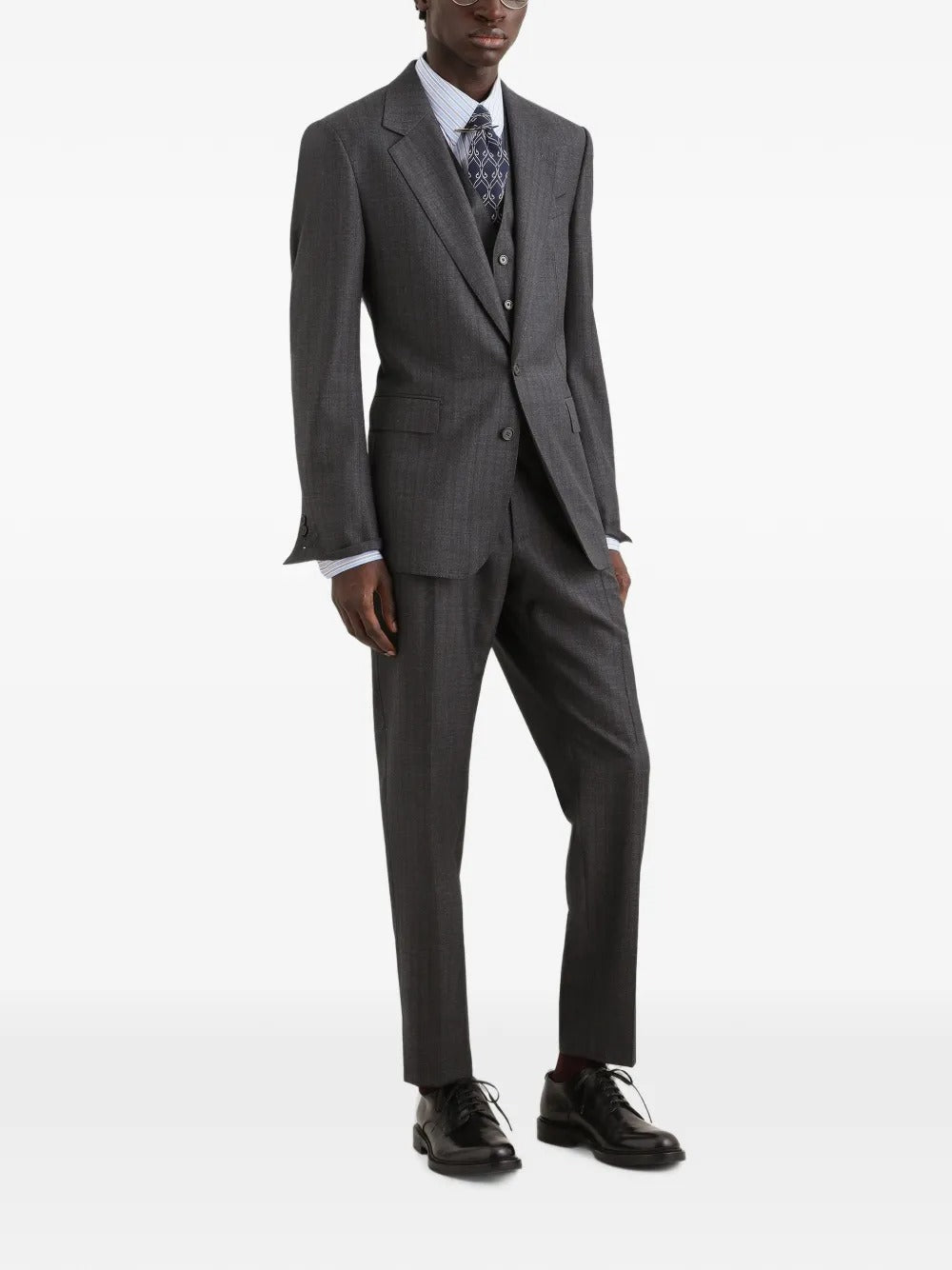 Dolce & gabbana striped poplin martini shirt-DOLCE&GABBANA-Verso